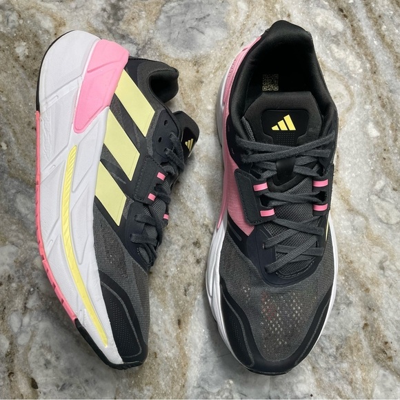 adidas Adistar CS Running  Performance Shoes Greyfive/Almostyellow/Beampink W 11 - Picture 1 of 13